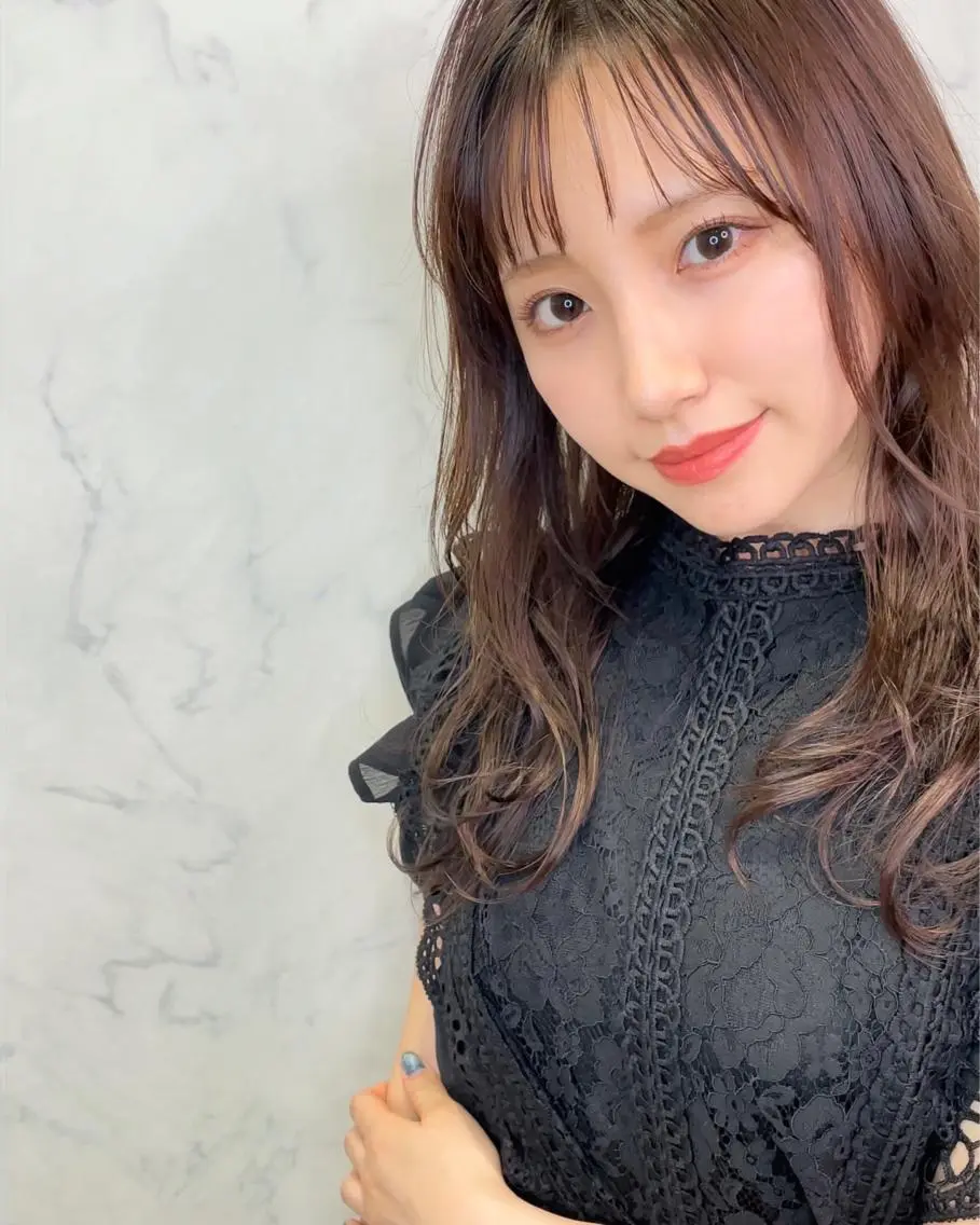ミディアム ヘアカラー チダアキフミ Ash大森のヘアスタイル