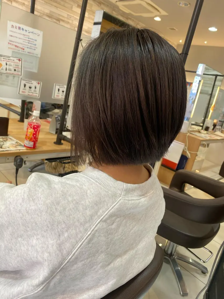ショート カラー ボブ レイヤーカット 🐥波巻き/メンズ/ ショート🐥いとみなのヘアスタイル