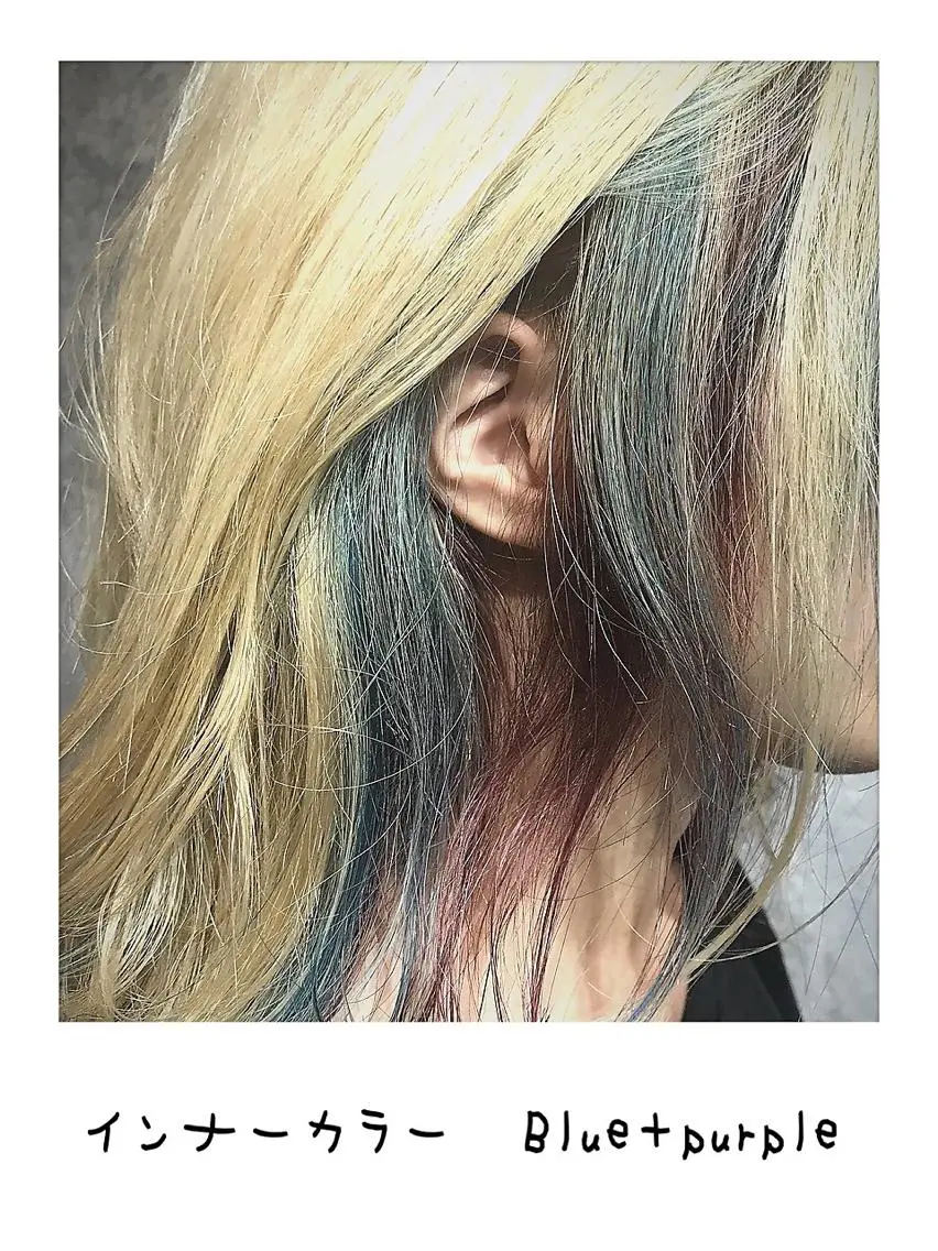 ミディアム カラー インナーカラー vato バトのヘアスタイル