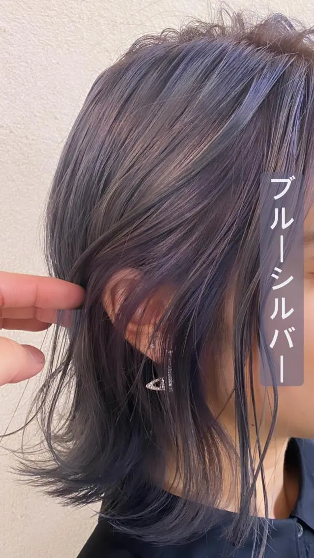ミディアム カット ヘアカラー クドウ タイキのヘアスタイル