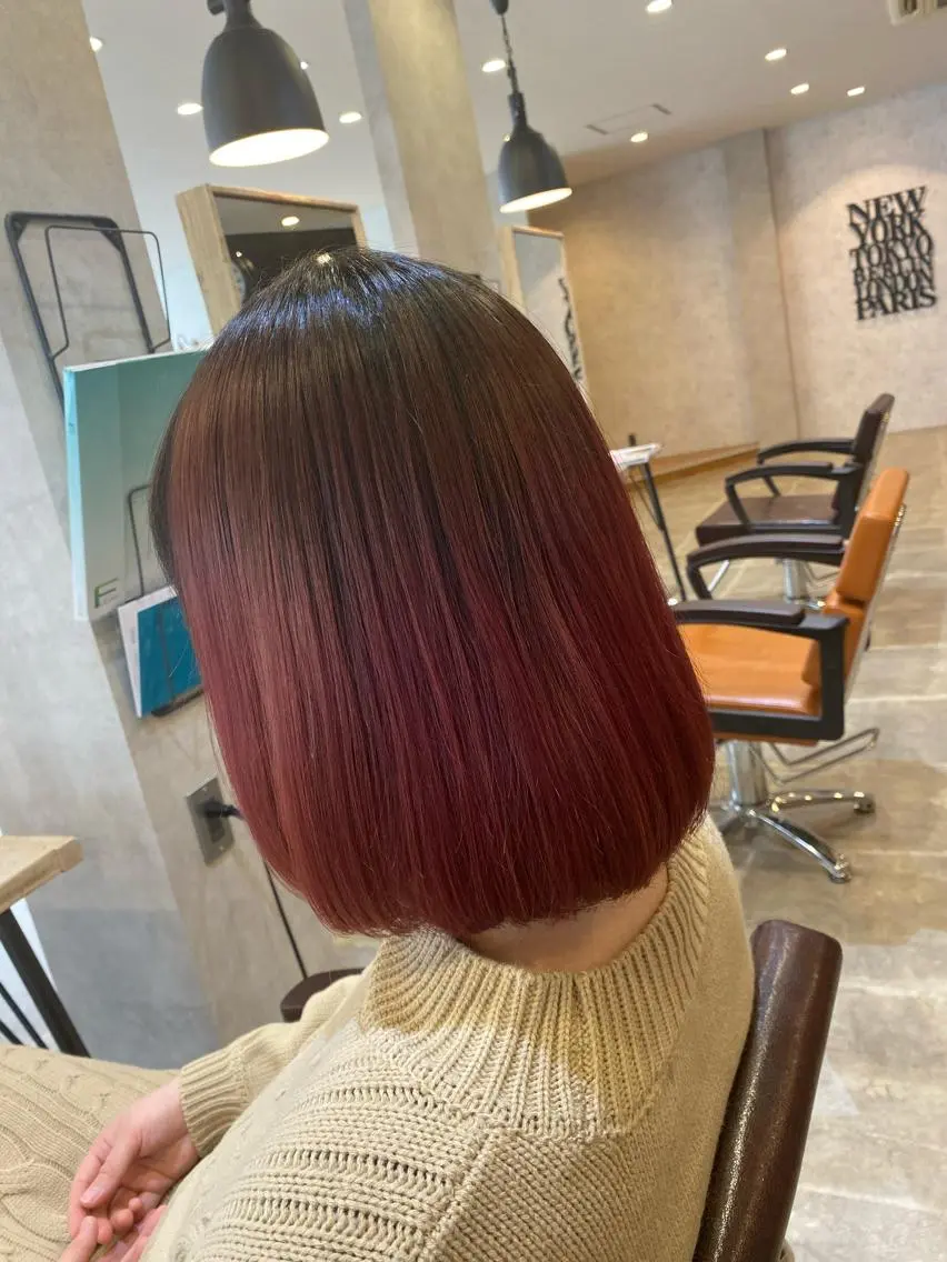 セミロング ヘアカラー トリートメント KAITOH ATSUSHIのヘアスタイル
