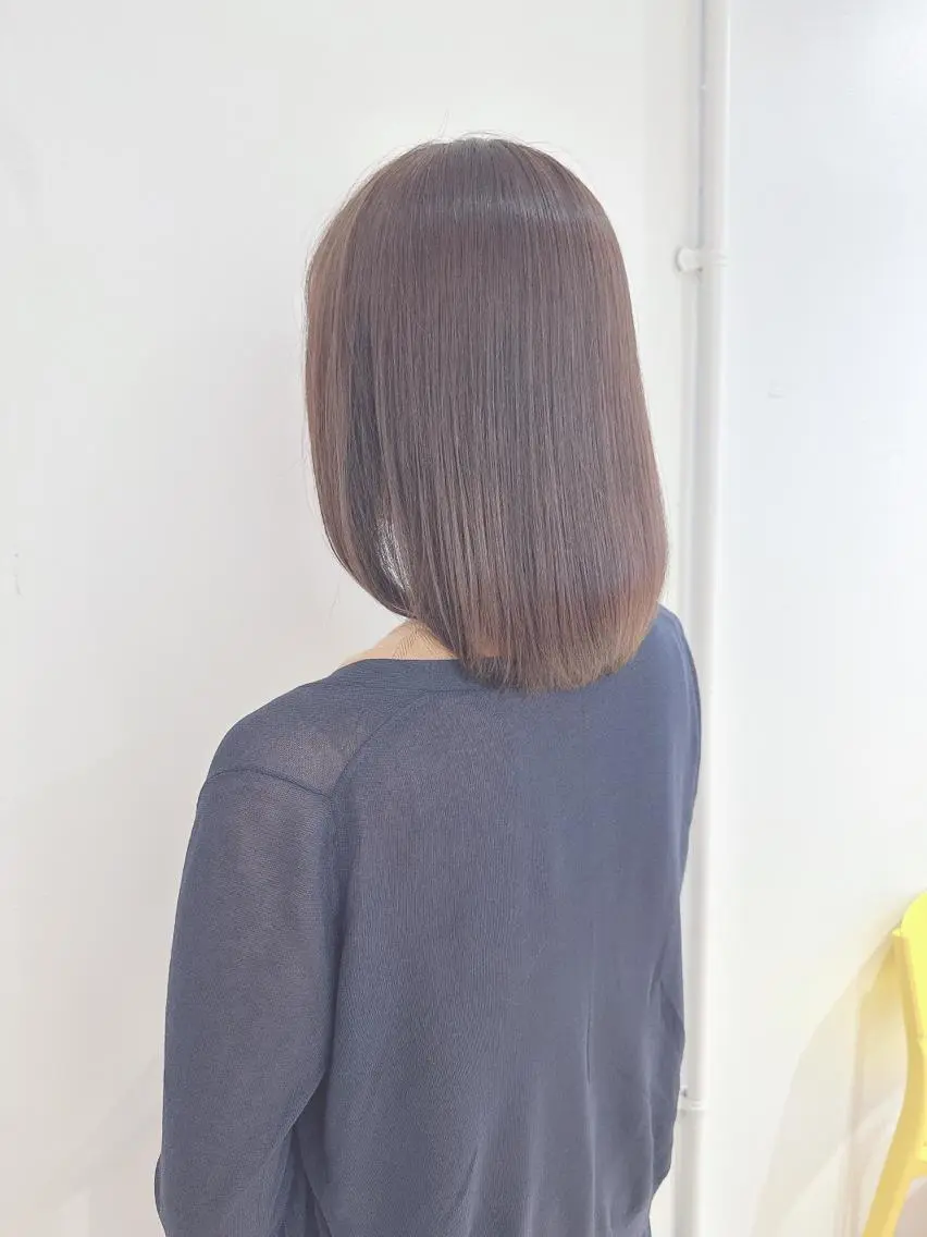 ミディアム カラー カット ヘアカラー なりたいが叶う ながしまじゅんきのヘアスタイル