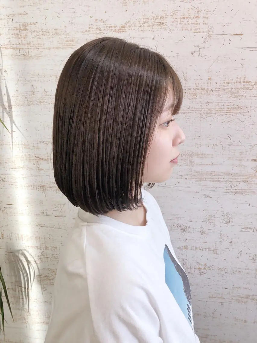 ショート カラー 透明感カラー/韓国 ブリーチ/古橋のヘアスタイル