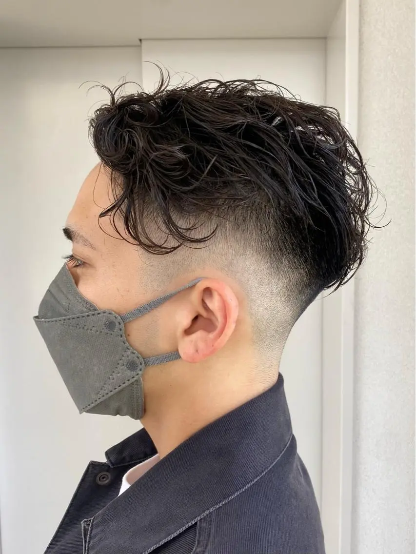 ショート パーマ メンズ カット パーマ トリートメント メンズパーマ/カラー /店長コハシ◎のヘアスタイル