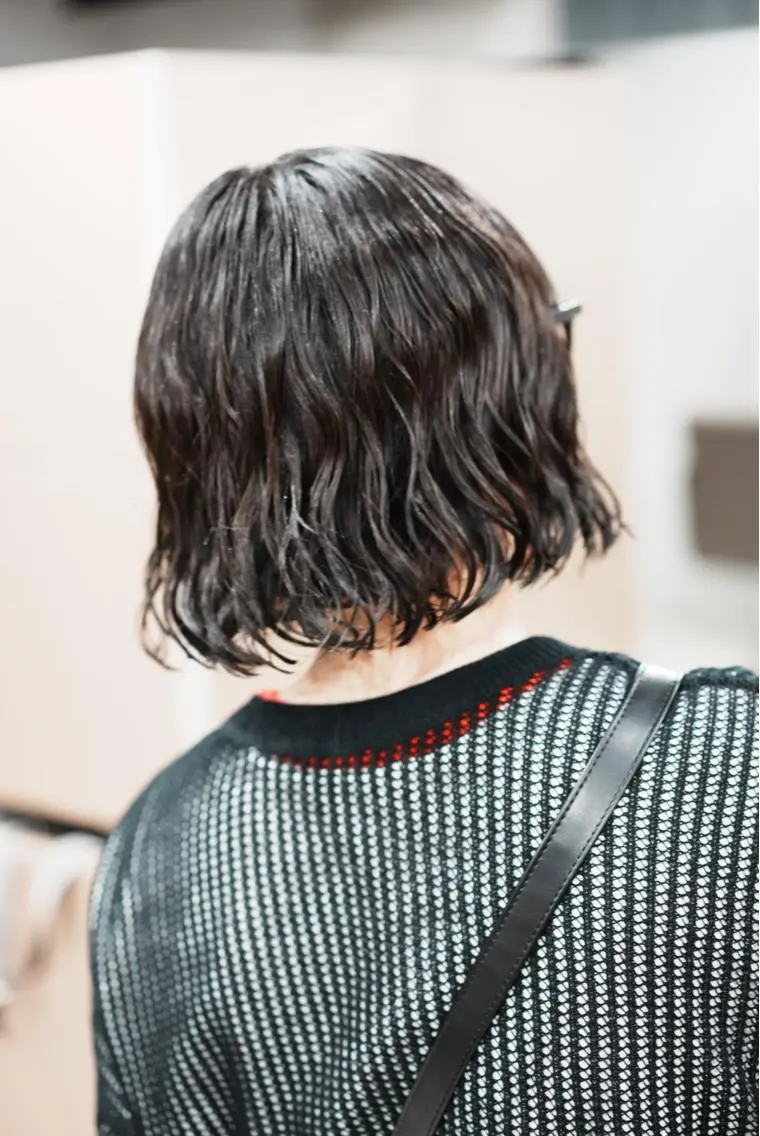 パーマ カット パーマ トリートメント ボブパーマコテ巻き風 パーマNo1深江秀平のヘアスタイル