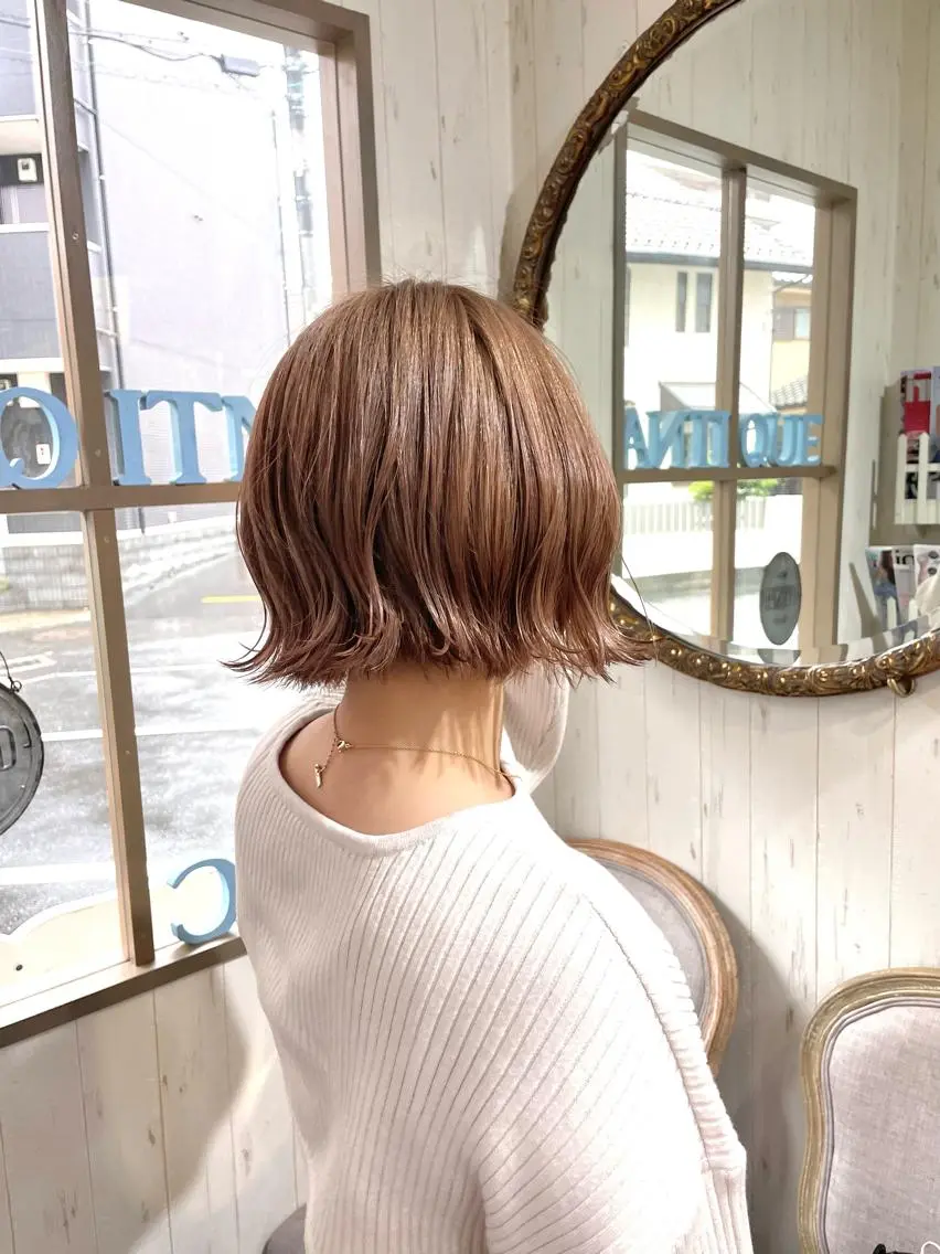 ショート ネモトメイナ🌿 今月末で退職しますのヘアスタイル