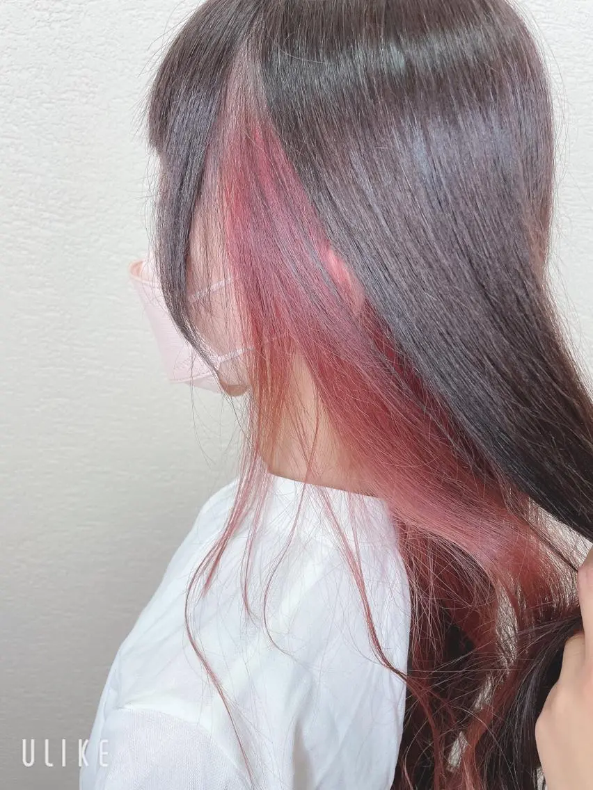 ロング カラー ピンクカラー バイオレットカラー カット ヘアカラー ❣️モードケイズ塚口 和田一将のヘアスタイル