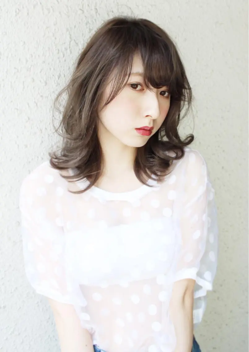 ミディアム 外国人風カラー 桑名 淳のヘアスタイル