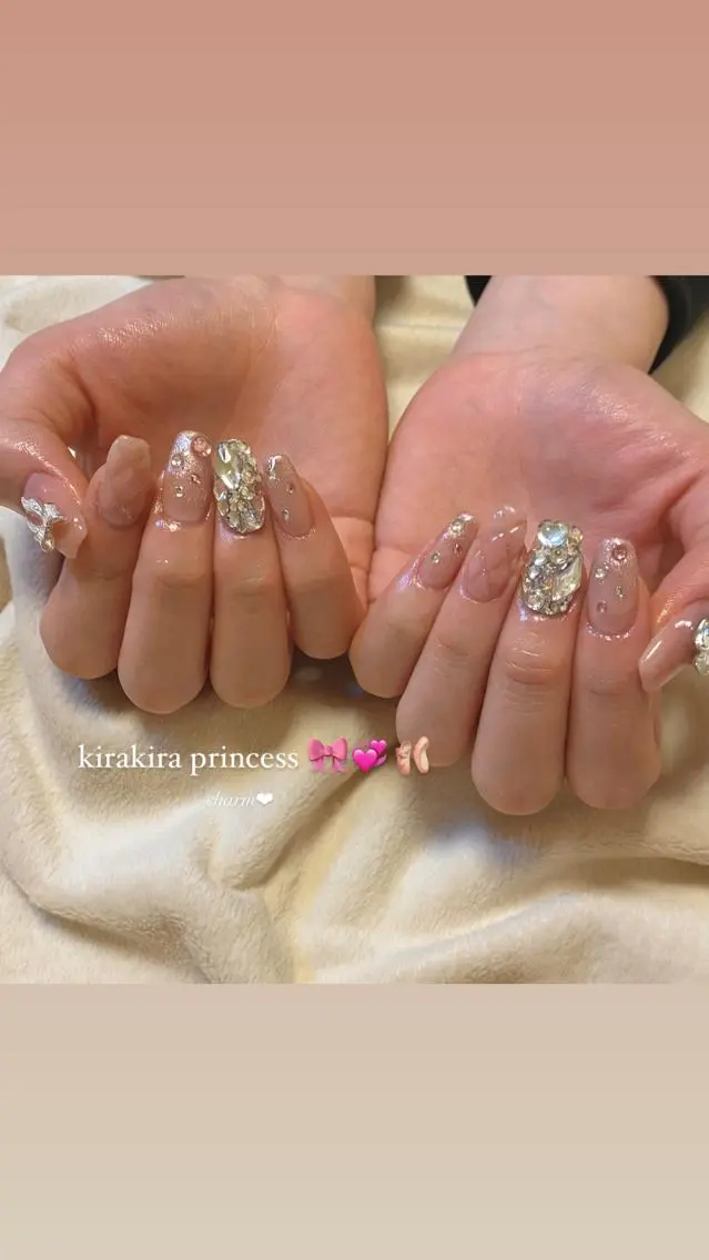 ネイル 持ち込み ピンク その他(ネイル) nail salon charmのネイルデザイン
