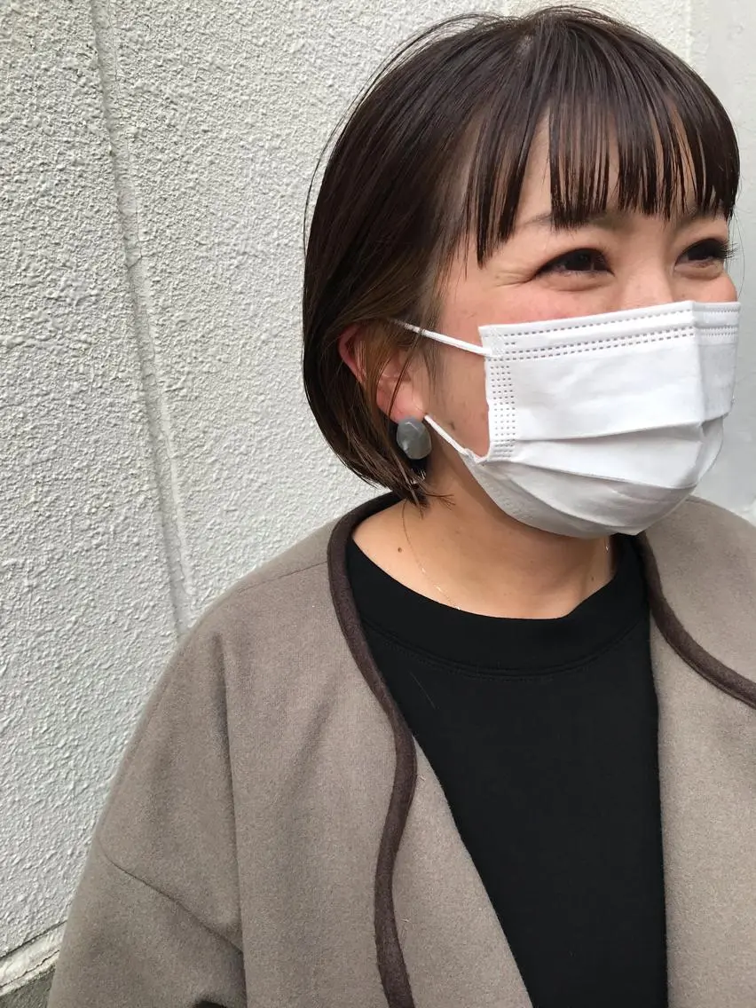 ショート カット ヘアカラー トリートメント ayane⭐️ボブ・ ショート・パーマのヘアスタイル