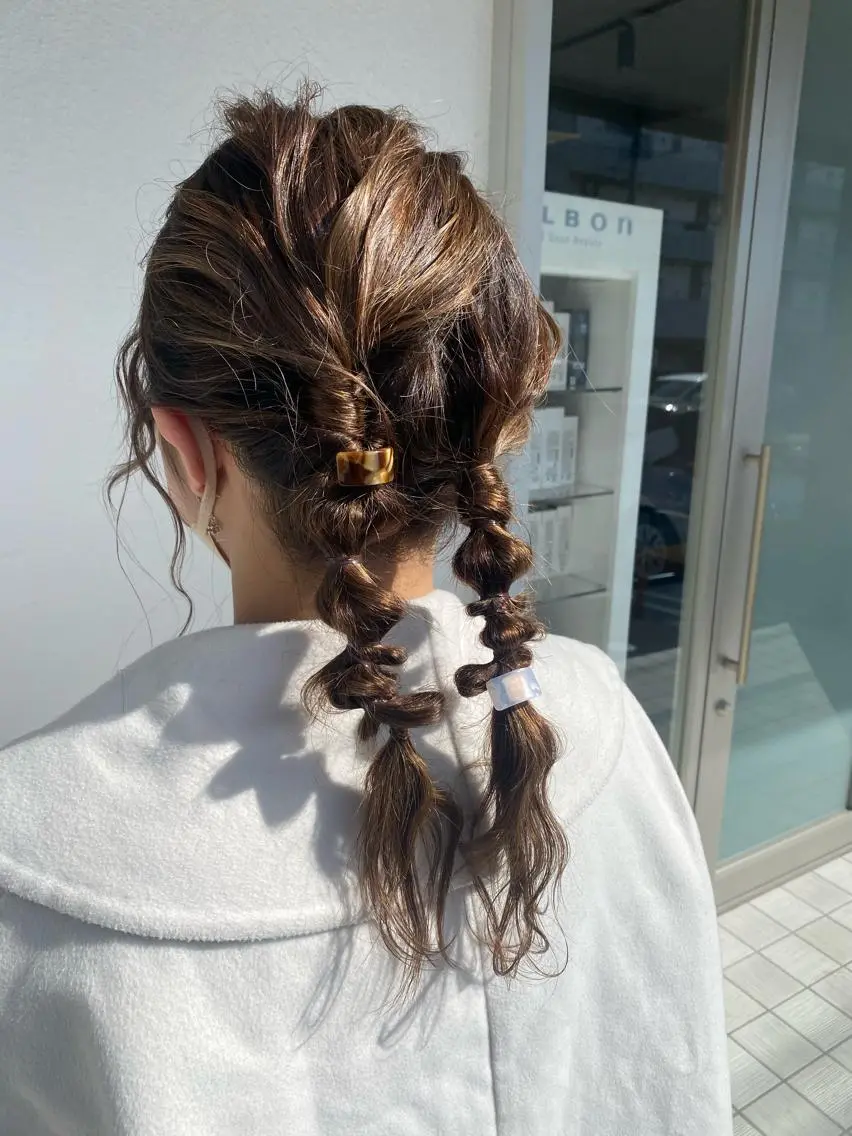 ロング ヘアアレンジ . SHIZUKAのヘアスタイル