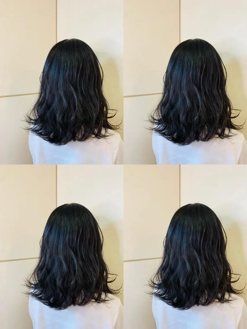 ミディアム カラー 髪質改善・縮毛矯正 特化・ユウシンのヘアスタイル