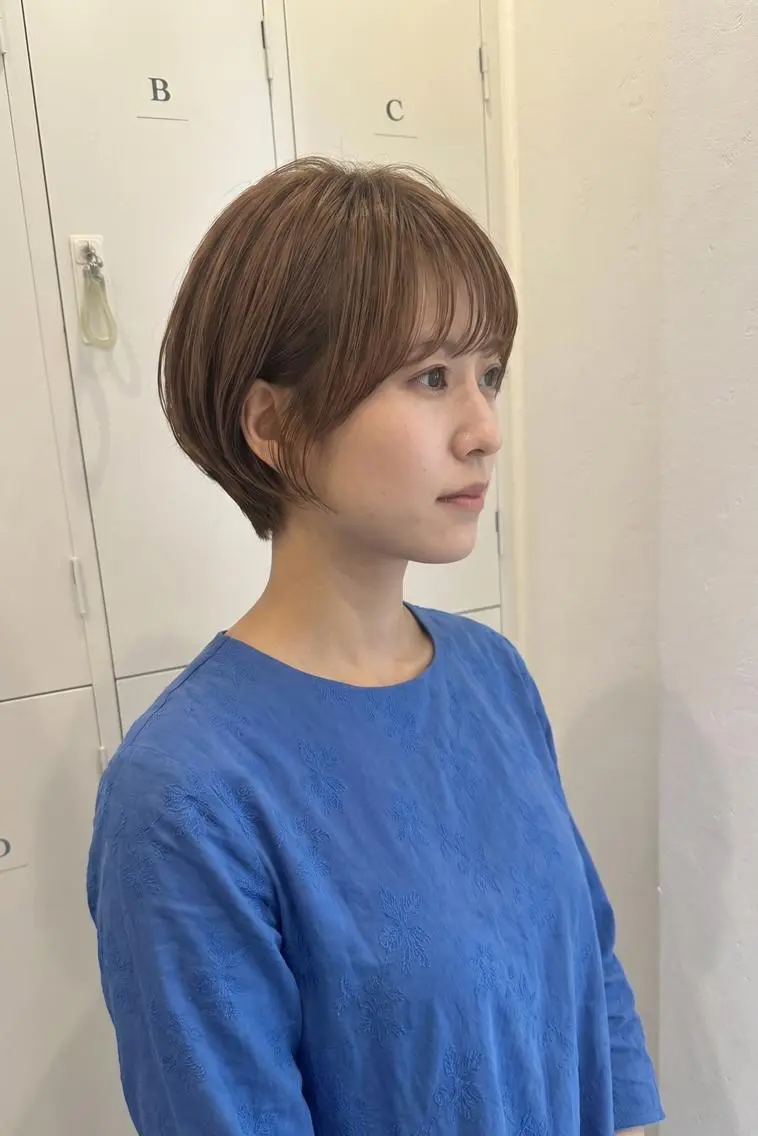 ショート tre.甲子園口店/ レイヤーカットのヘアスタイル