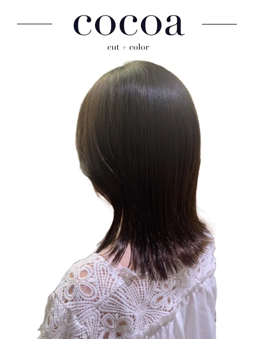 ミディアム カラー ベージュカラー ブラウンカラー 学生 🫧 みゆ🫧のヘアスタイル