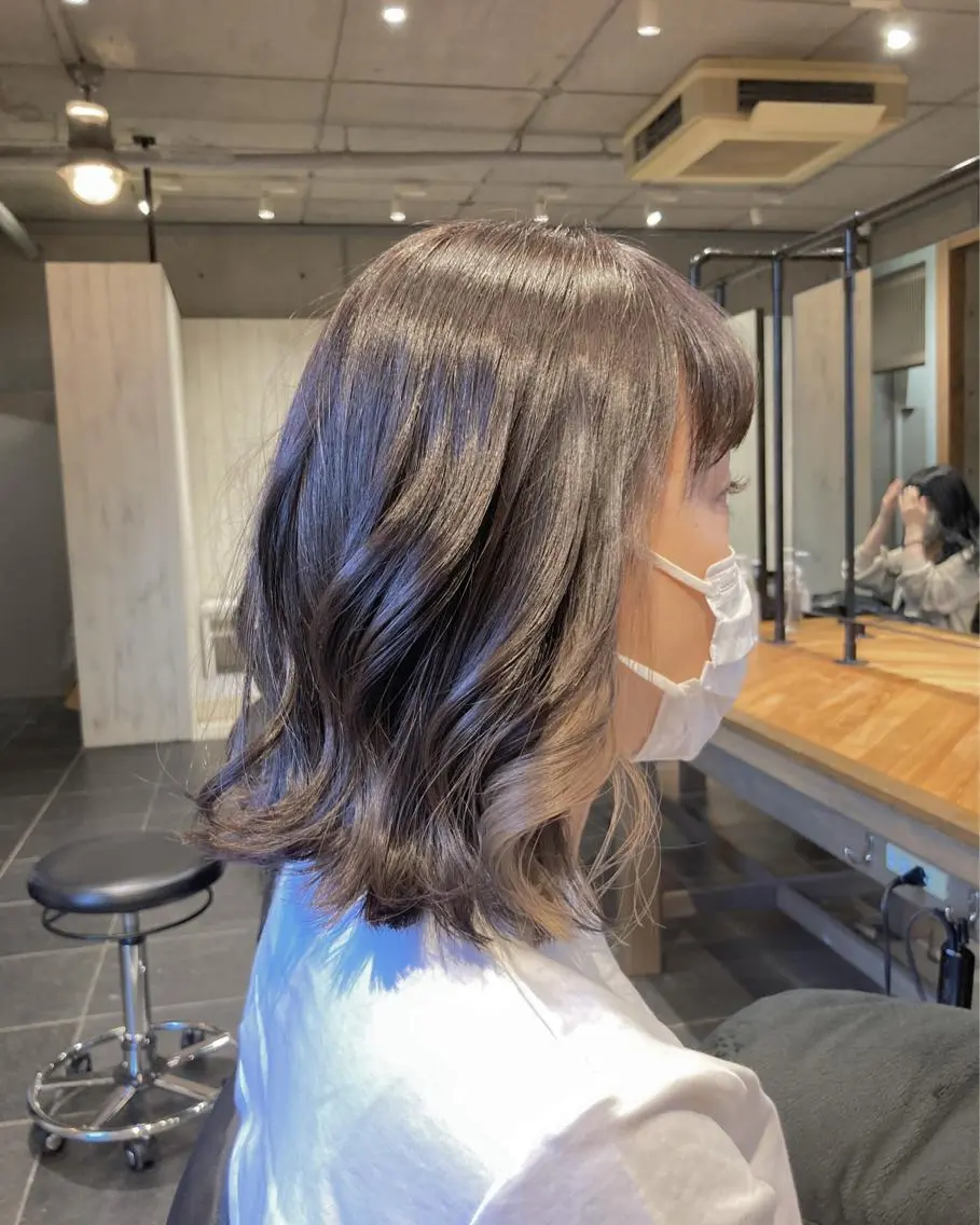 ミディアム カット トリートメント はまべ です☆のヘアスタイル