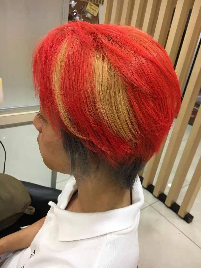 ショート カラー ヘアカラー 永井 大希のヘアスタイル