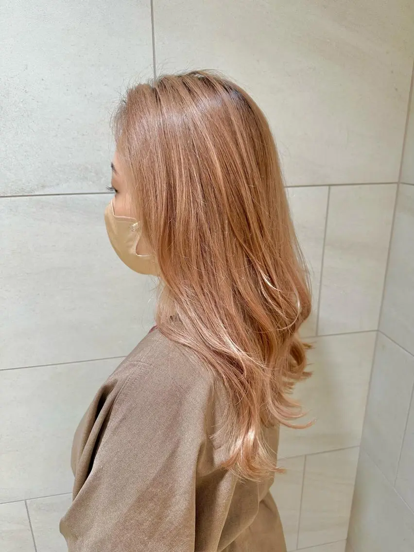 ロング カラー ヘアカラー トリートメント 🌱ケミカル美容師 未来を綺麗に🌱優吾のヘアスタイル