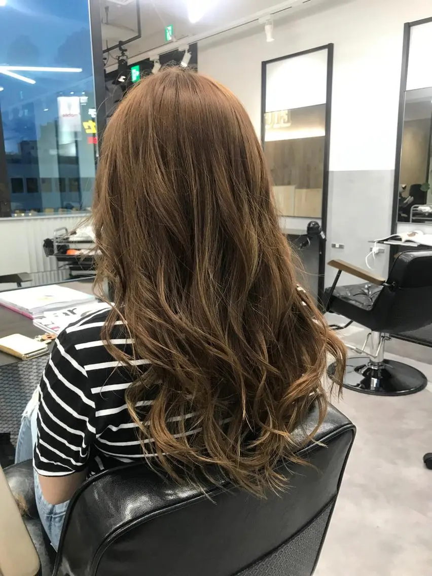 ロング カット ヘアカラー トリートメント 色気レイヤー& ショートはお任せ🌟のヘアスタイル