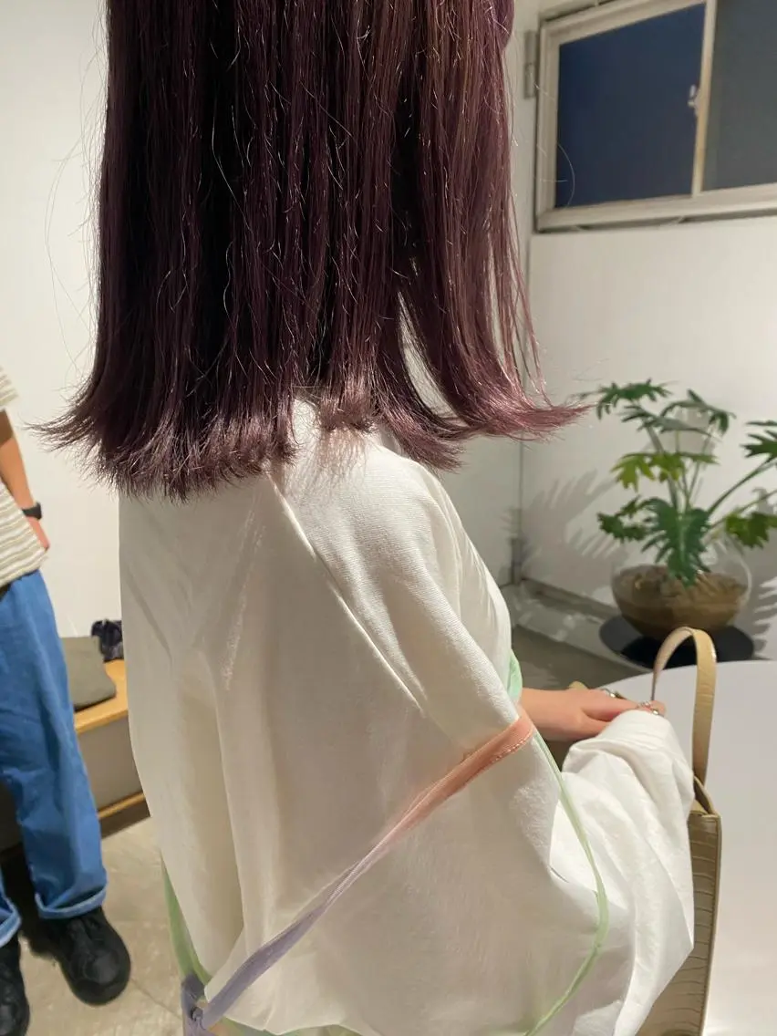 セミロング ヘアカラー トリートメント &72 takiのヘアスタイル