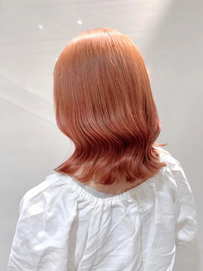 ミディアム カラー ヘアアレンジ 柔らか垢抜けｶﾗｰと ｶｯﾄ🫧ASUKAのヘアスタイル