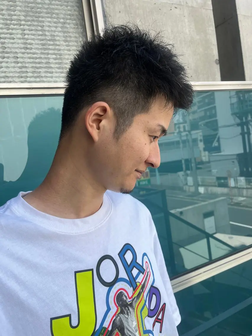 ショート カラー パーマ ヘアアレンジ メンズ キッズ ネイル マツエク・マツパ アイブロウ メンズブリーチ メンズハイライト メンズインナーカラー メンズ韓国風 ブリーチ 久木原 ゆりのヘアスタイル