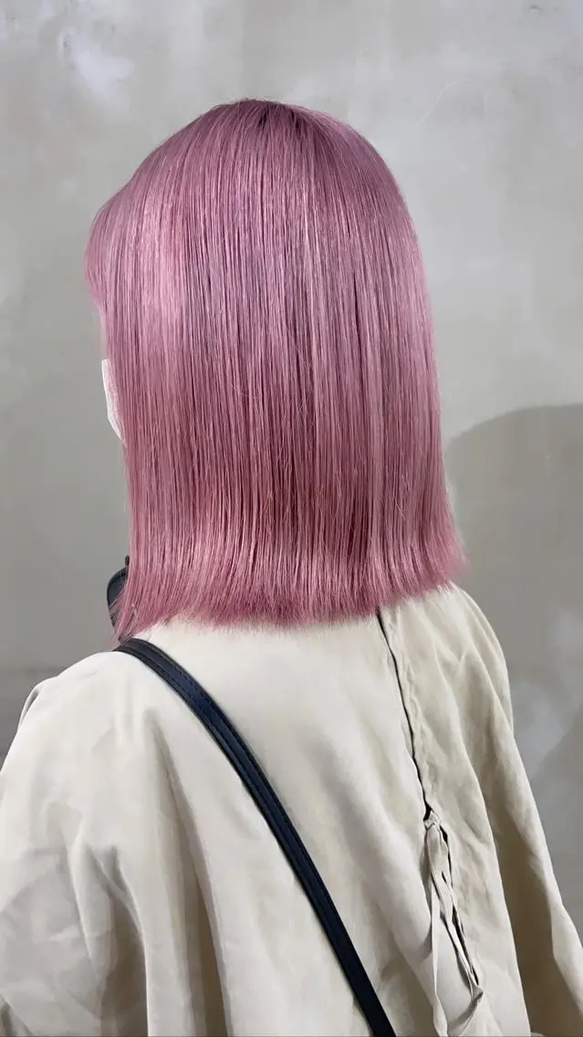 カラー ヘアカラー トリートメント ヘアセット レン🎨ハイトーン× エクステ🎨渋谷のヘアスタイル