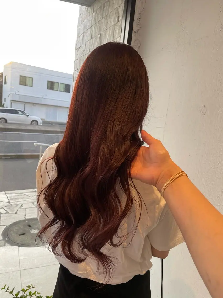 カラー ブリーチ ブリーチなしカラー ハイトーンカラー🩵 指名多数💗横山聖奈のヘアスタイル