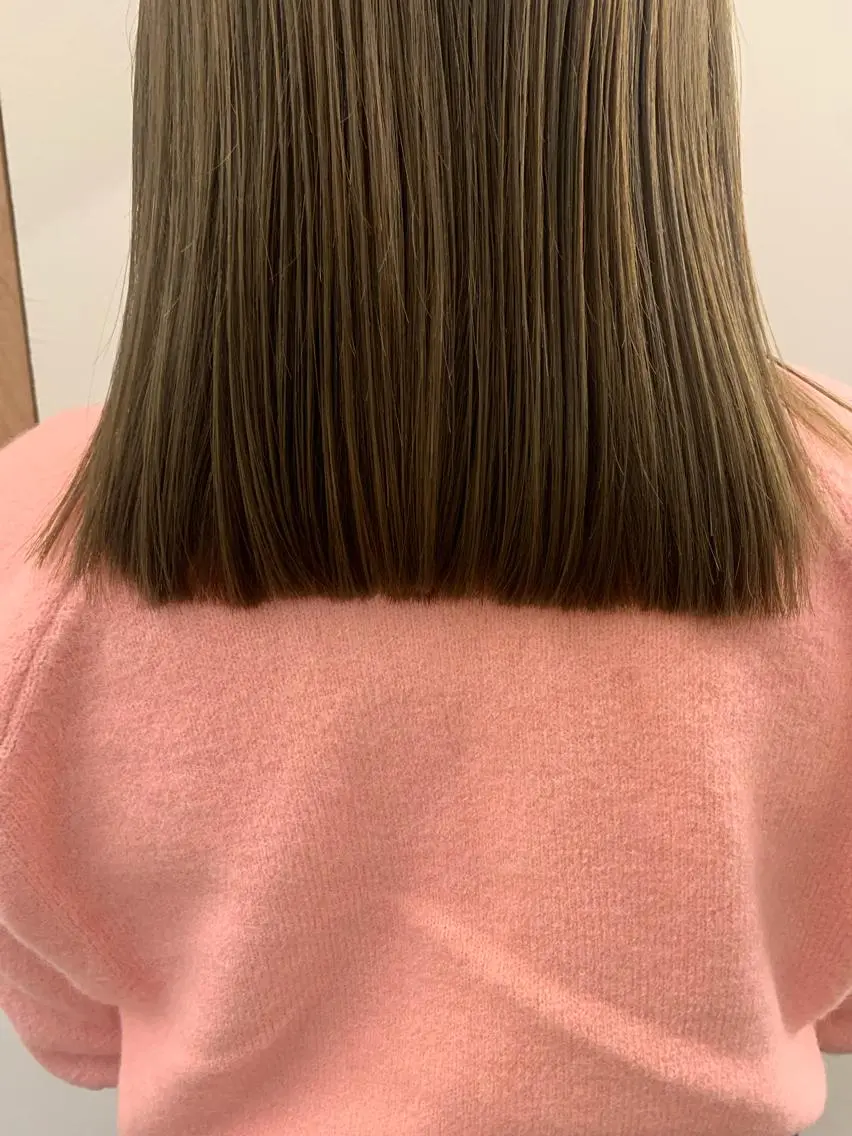 ミディアム カラー ベージュカラー ヘアカラー トリートメント yupi🐈‍⬛ レイヤー/パーマのヘアスタイル