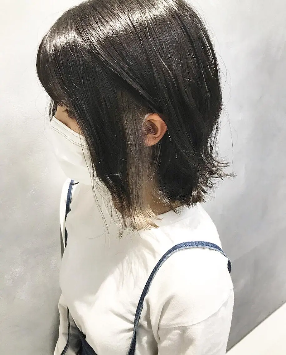 ミディアム カラー インナーカラー konno shoのヘアスタイル