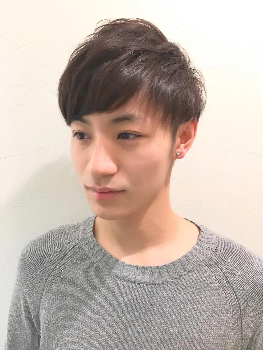 ショート パーマ メンズ 柔らか垢抜けｶﾗｰと ｶｯﾄ🫧ASUKAのヘアスタイル