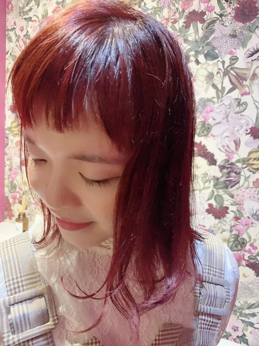 ミディアム ボブ ✨白髪ぼかし 🍀MINAKO☆のヘアスタイル