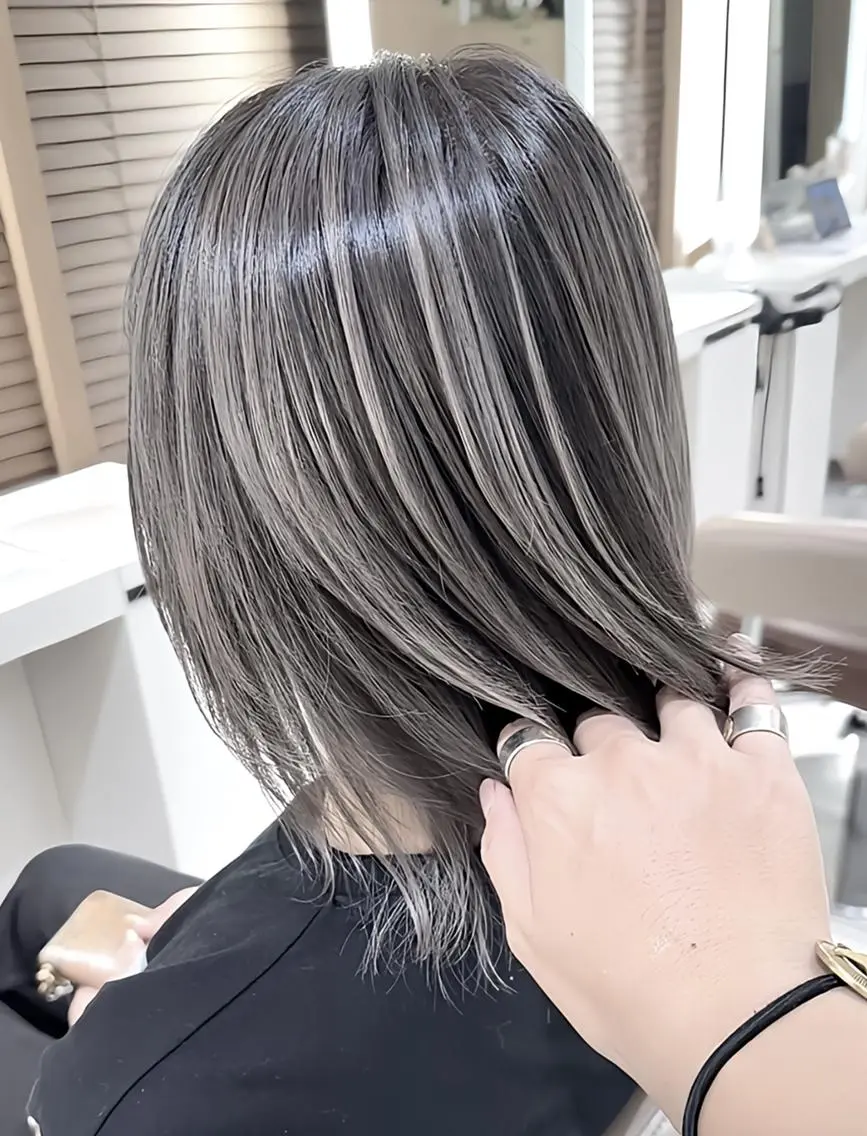 ロング カラー バレイヤージュ 髪質改善 レイヤーカット ヘアカラー トリートメント 大宮/バレイヤージュ 髪質改善/澤田隆誠のヘアスタイル