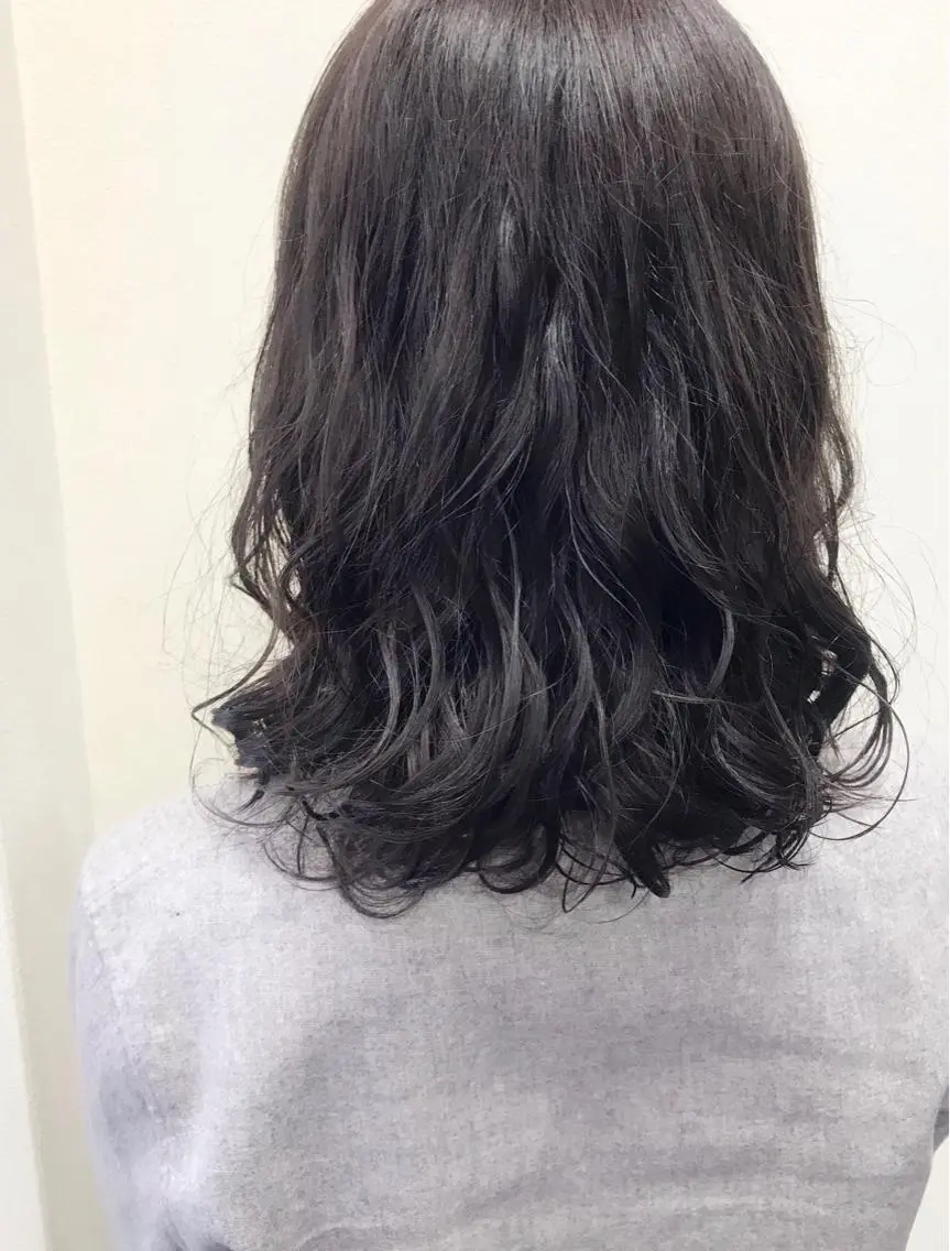 ミディアム パーマ ミディアムパーマ 沢田 瞳のヘアスタイル