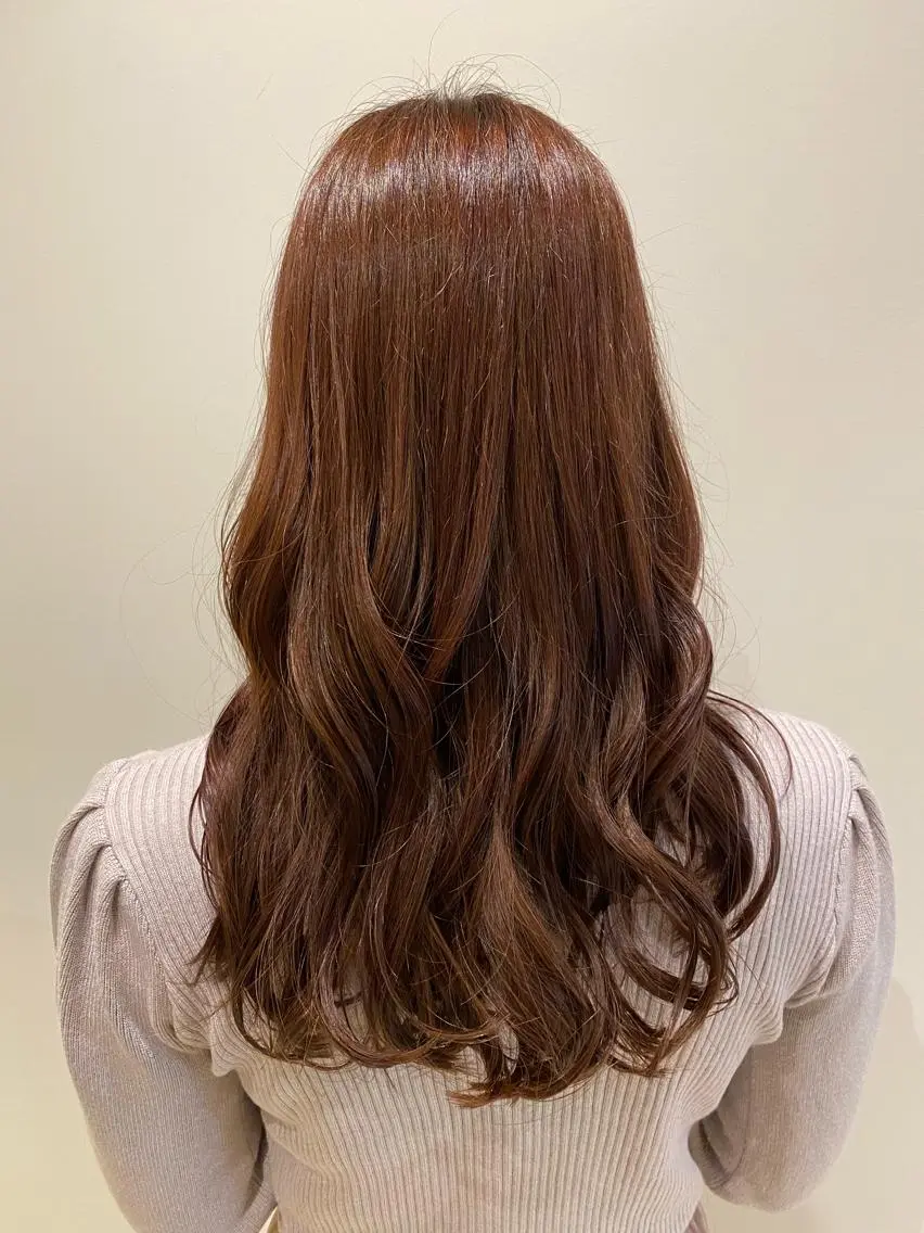 ロング カラー ブラウンカラー ピンクカラー ピンクブラウン 艶髪🌿美髪 大塚礼乃【西荻窪】のヘアスタイル