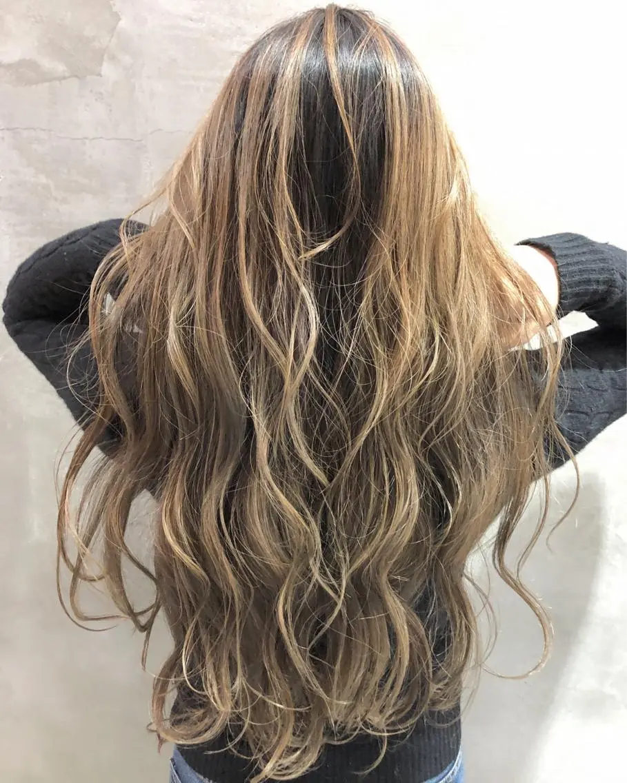 ロング カラー 北間 寛哉のヘアスタイル