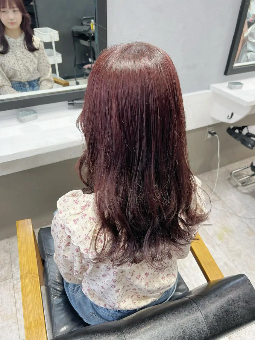 ロング ヘアカラー maya🇰🇷韓国 レイヤー/顔まわりのヘアスタイル