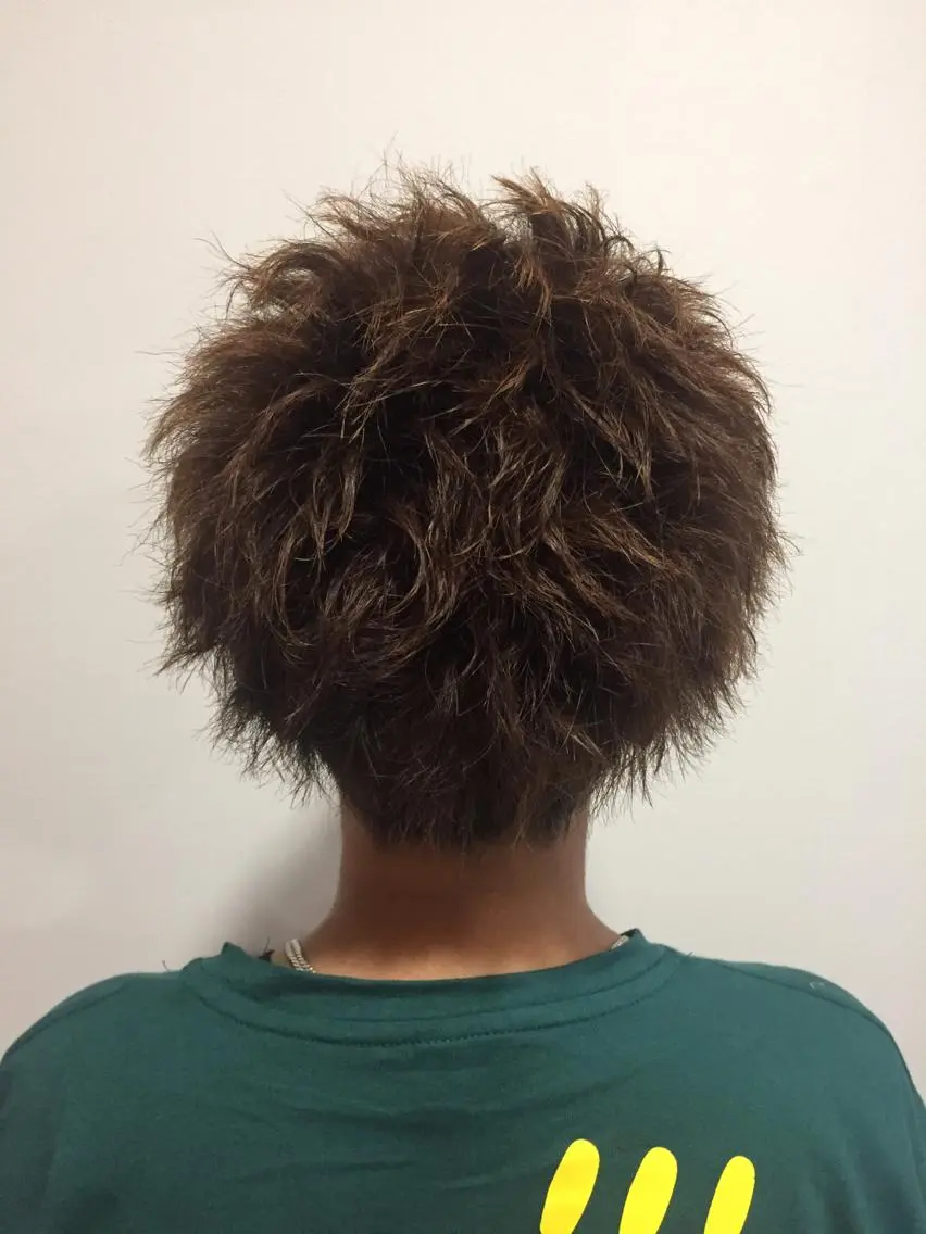 ショート パーマ ツイストパーマ 川上 恵里香のヘアスタイル