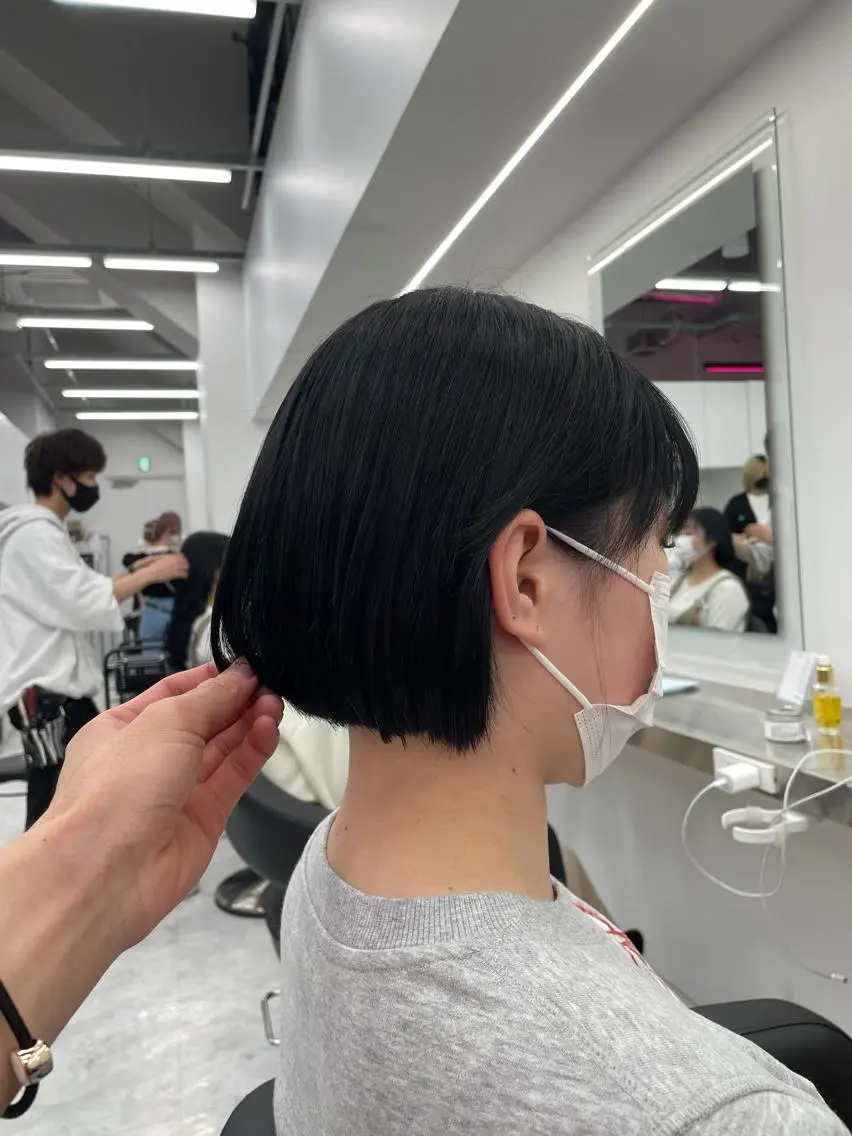 ミディアム カラー ヘアアレンジ 縮毛矯正/髪質改善/ ブリーチ毛/木元渓太のヘアスタイル