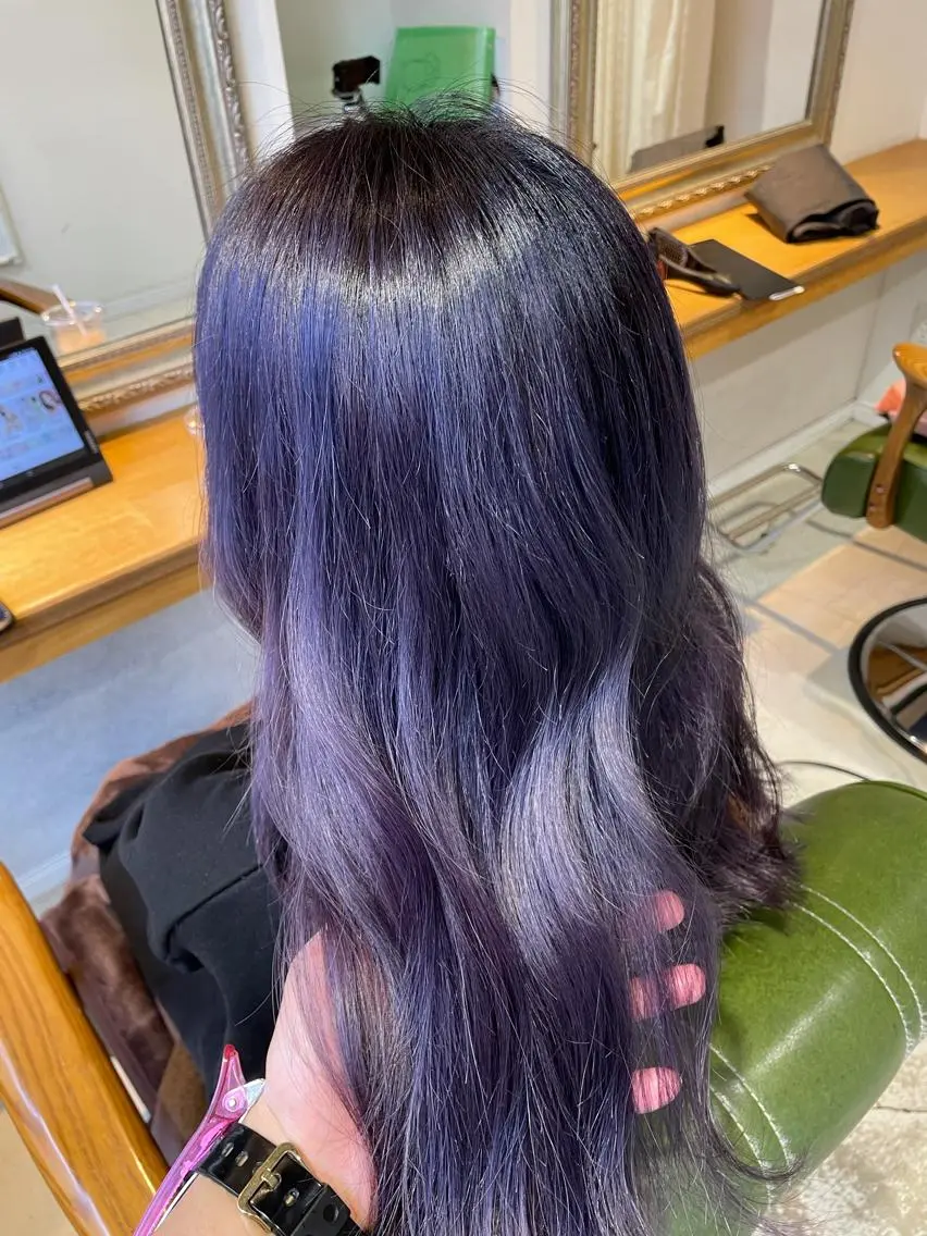 セミロング 髪質改善韓国レイヤー カット内田智大のヘアスタイル