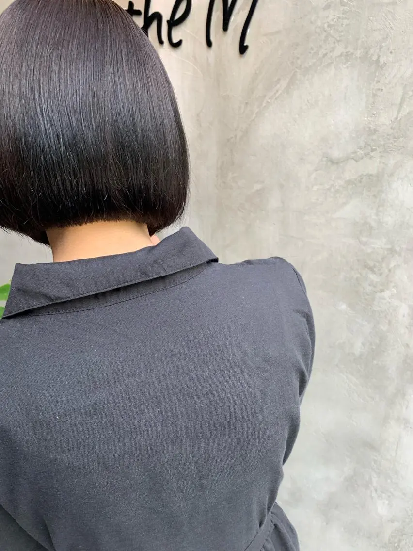 ミディアム カラー ミディアムパーマ ブリーチ トリートメント トップ スタイリストのヘアスタイル