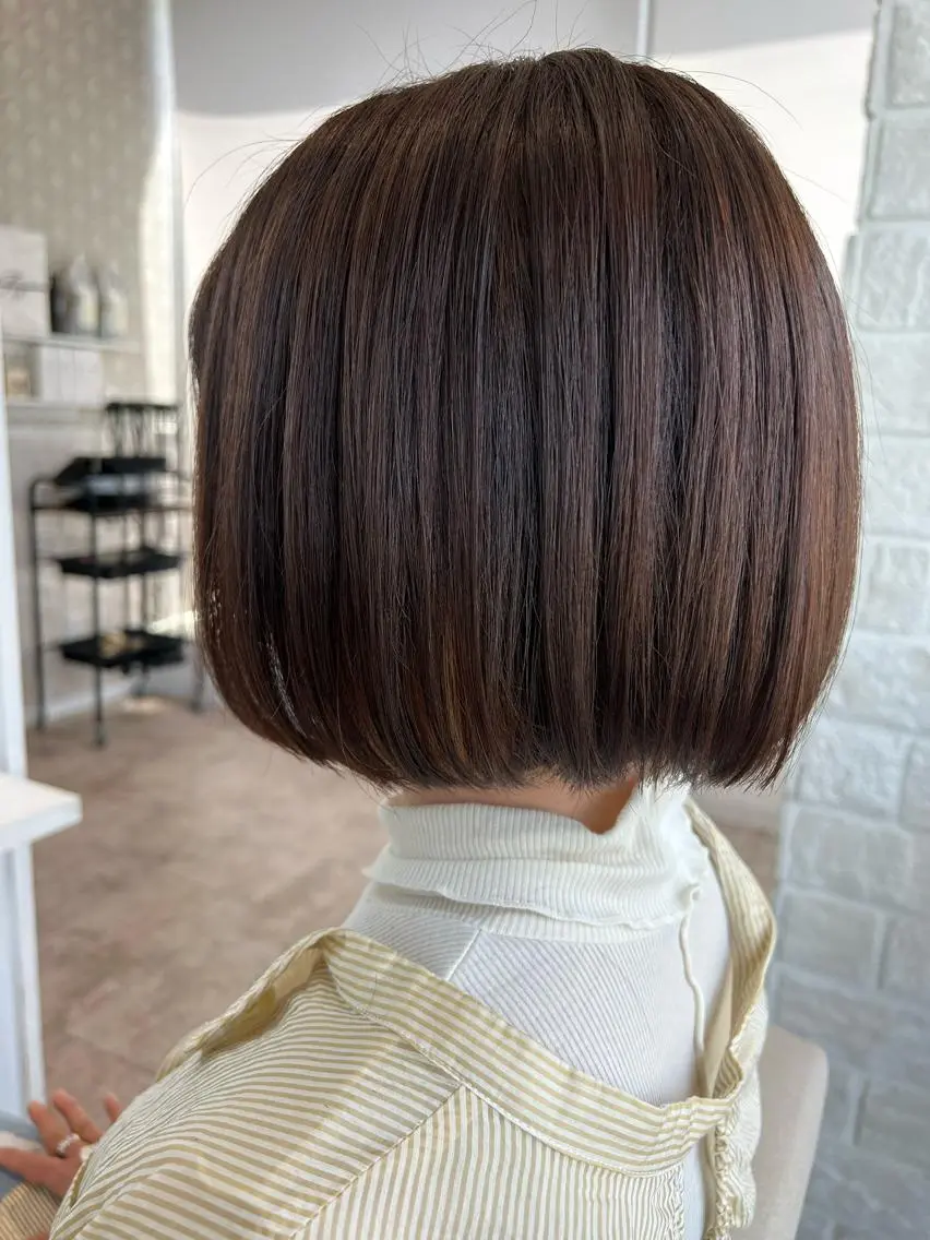 ショート ショートボブ ボブ ショートヘア 櫟本 来夢のヘアスタイル