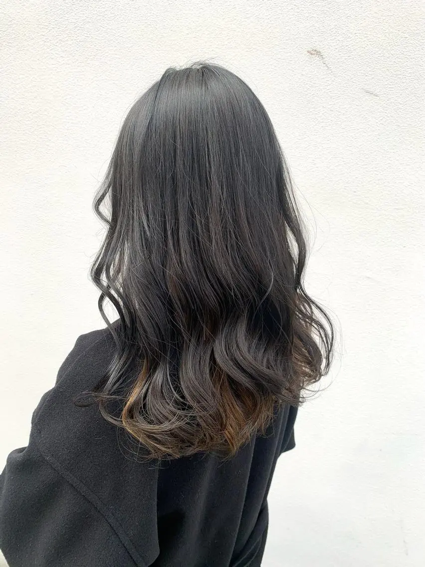 ロング カラー ヘアアレンジ ヘアカラー トリートメント 〽️magico/ ウルフDaiki〽️のヘアスタイル