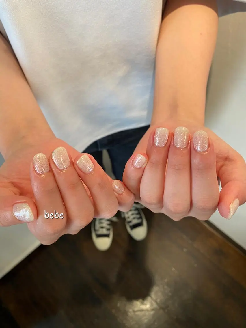 ネイル ジェルネイル ワンカラーネイル パラジェル ハンドネイル Ann nailのネイルデザイン