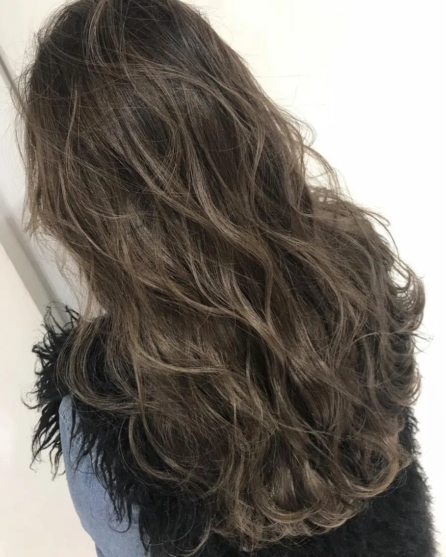 ロング カラー ヘアアレンジ 【公式】amble luxe池袋東口🩷のヘアスタイル