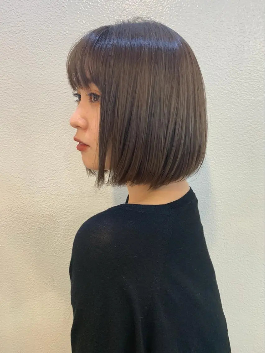 ショート カラー 髪質改善☆ 縮毛矯正miyuのヘアスタイル
