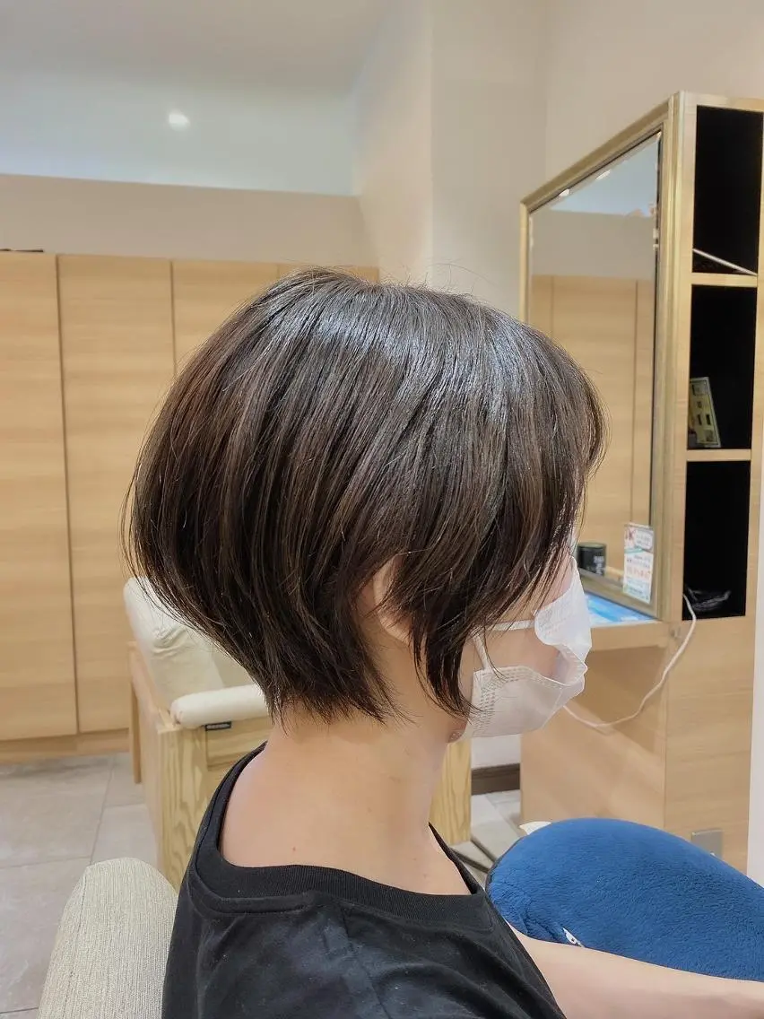 ショート ボブ 似合わせカット ショートヘア 小顔カット 宮腰一磨 ・ショート・ボブ🌿のヘアスタイル