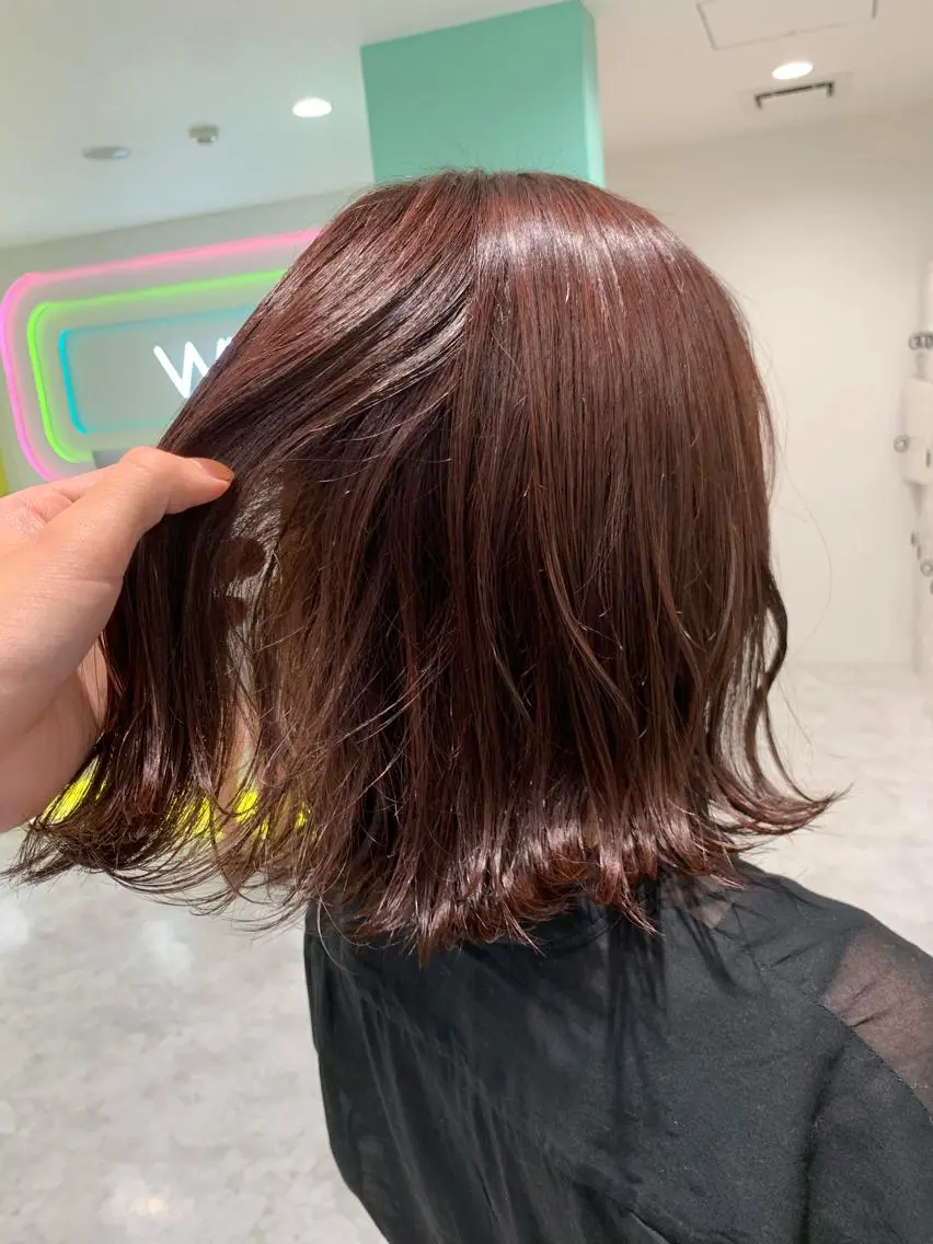 ミディアム カット ヘアカラー トリートメント ヘッドスパ ヘアセット 🪞透明感カラー🫧 縮毛矯正🥇かずきのヘアスタイル