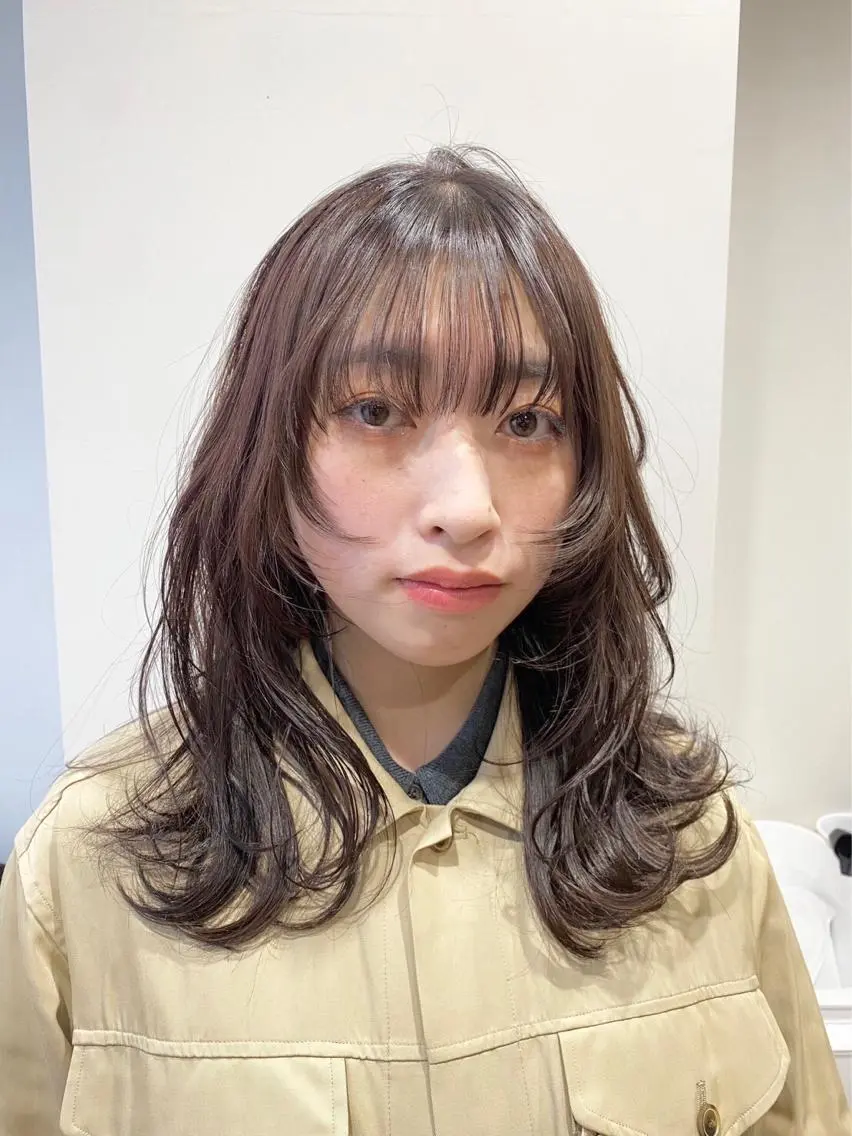 ミディアム mayu ○のヘアスタイル