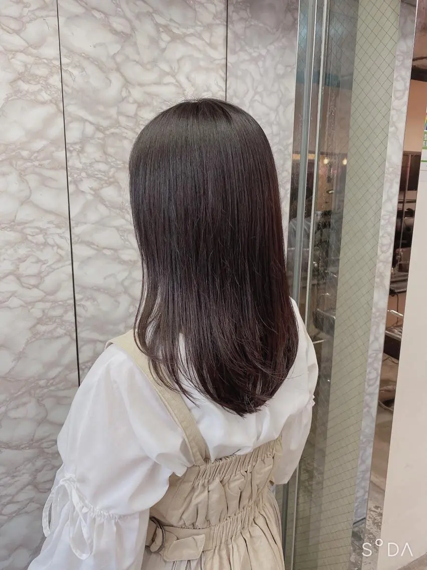 ミディアム ✴︎赤み除去カラー daichi✴︎のヘアスタイル