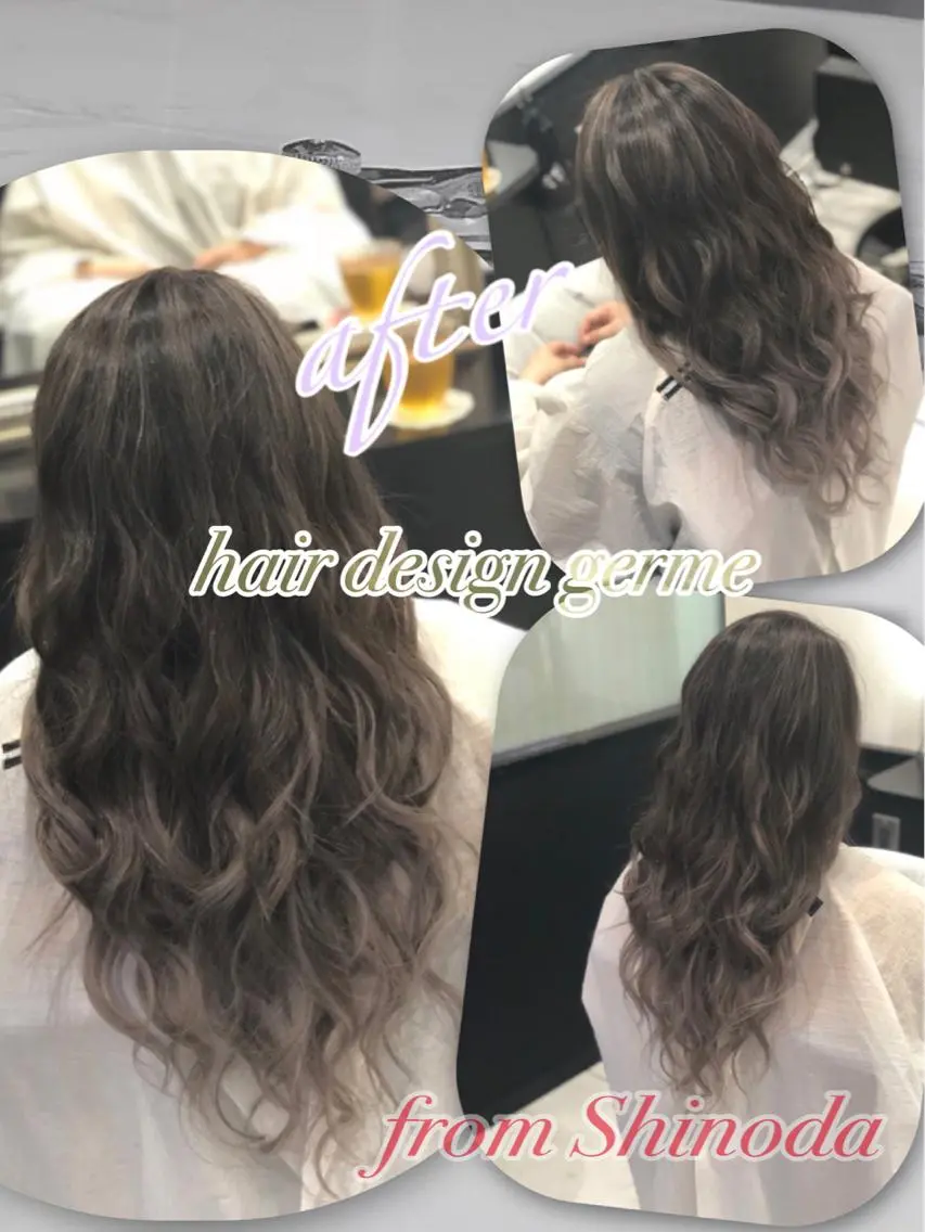 ロング エクステ ハイライト 🦖店長🦖pino #しのだスペシャルのヘアスタイル